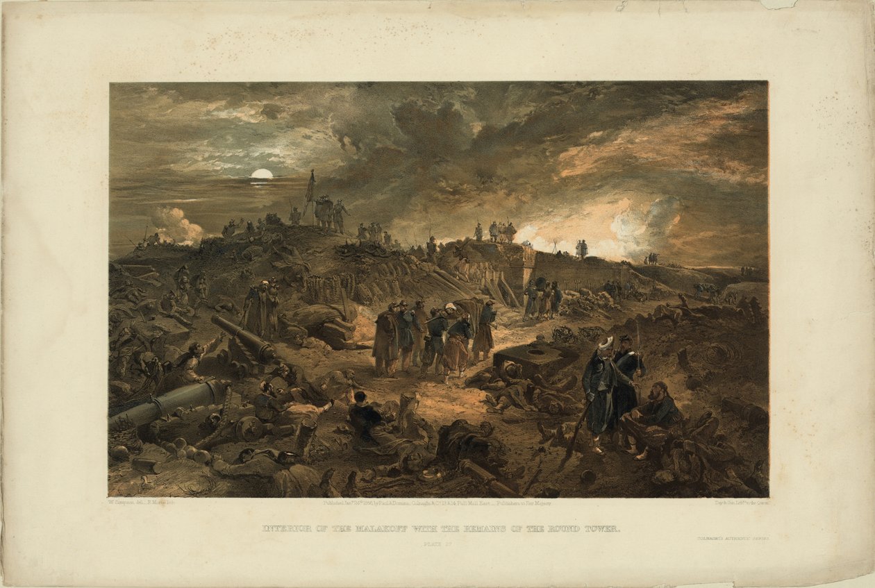 Po dobytí Malakoff dne 8. září 1855, 1855 od William Crimea Simpson