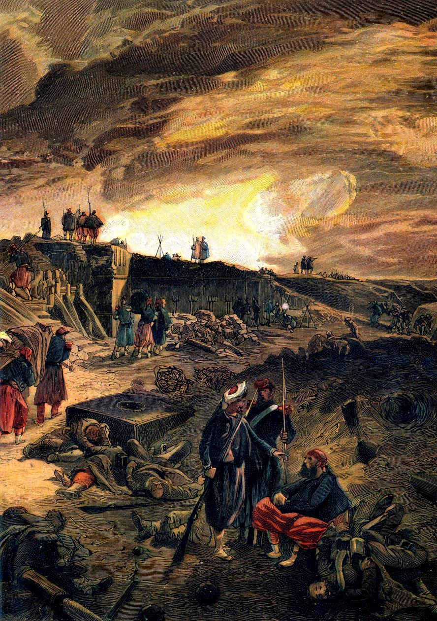 Po dobytí Malakoffu 8. září 1855, c1855. od William Crimea Simpson