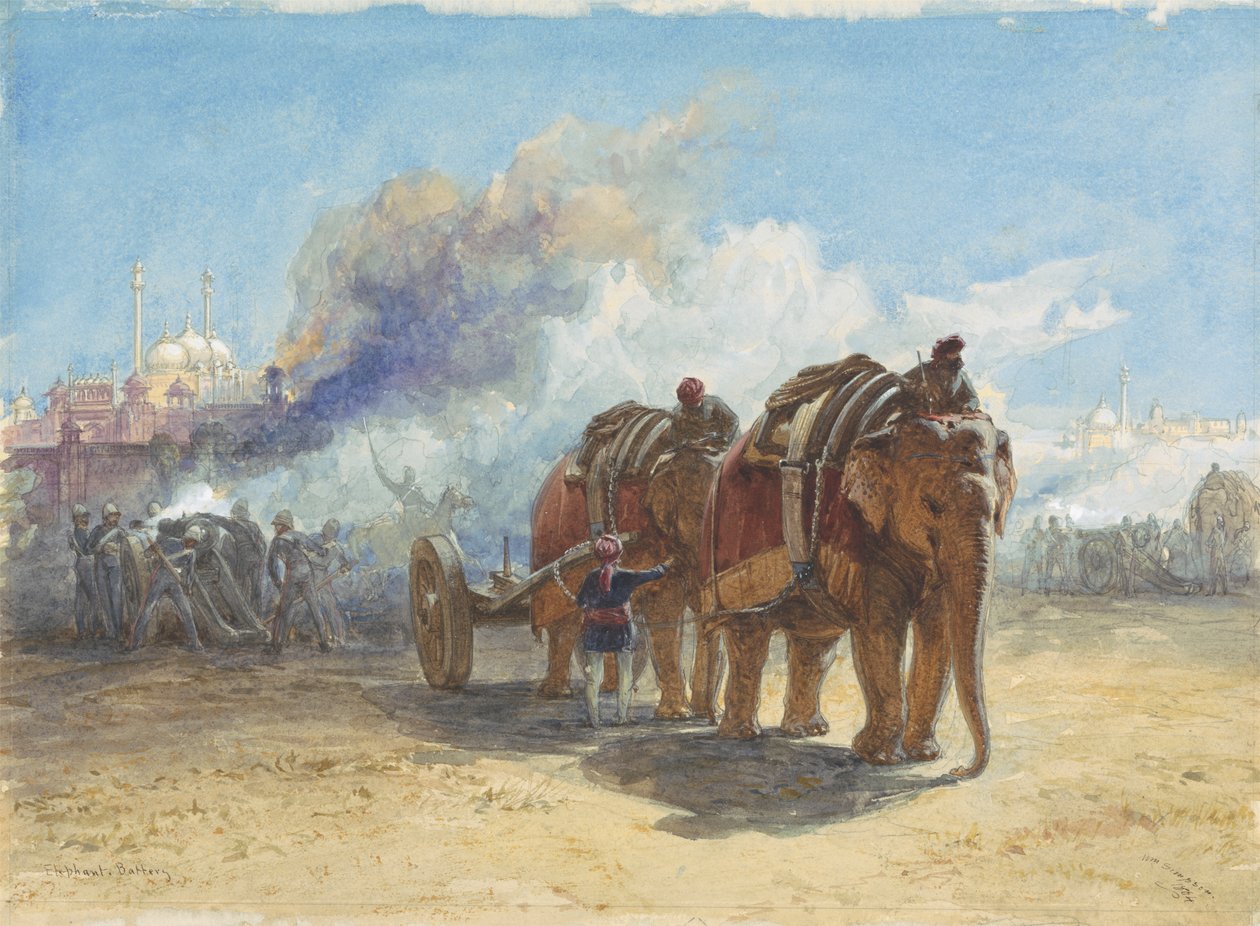 Sloní baterie od William Simpson