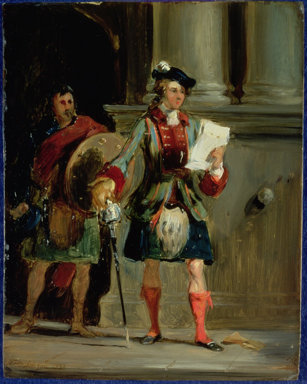 Princ Charlie v Holyrood, 1833 od William Simson
