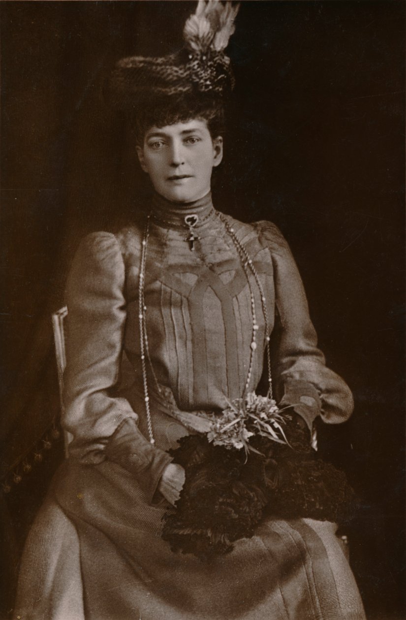 Alexandra, královna choť krále Edwarda VII Spojeného království, 1905 od William Slade Stuart