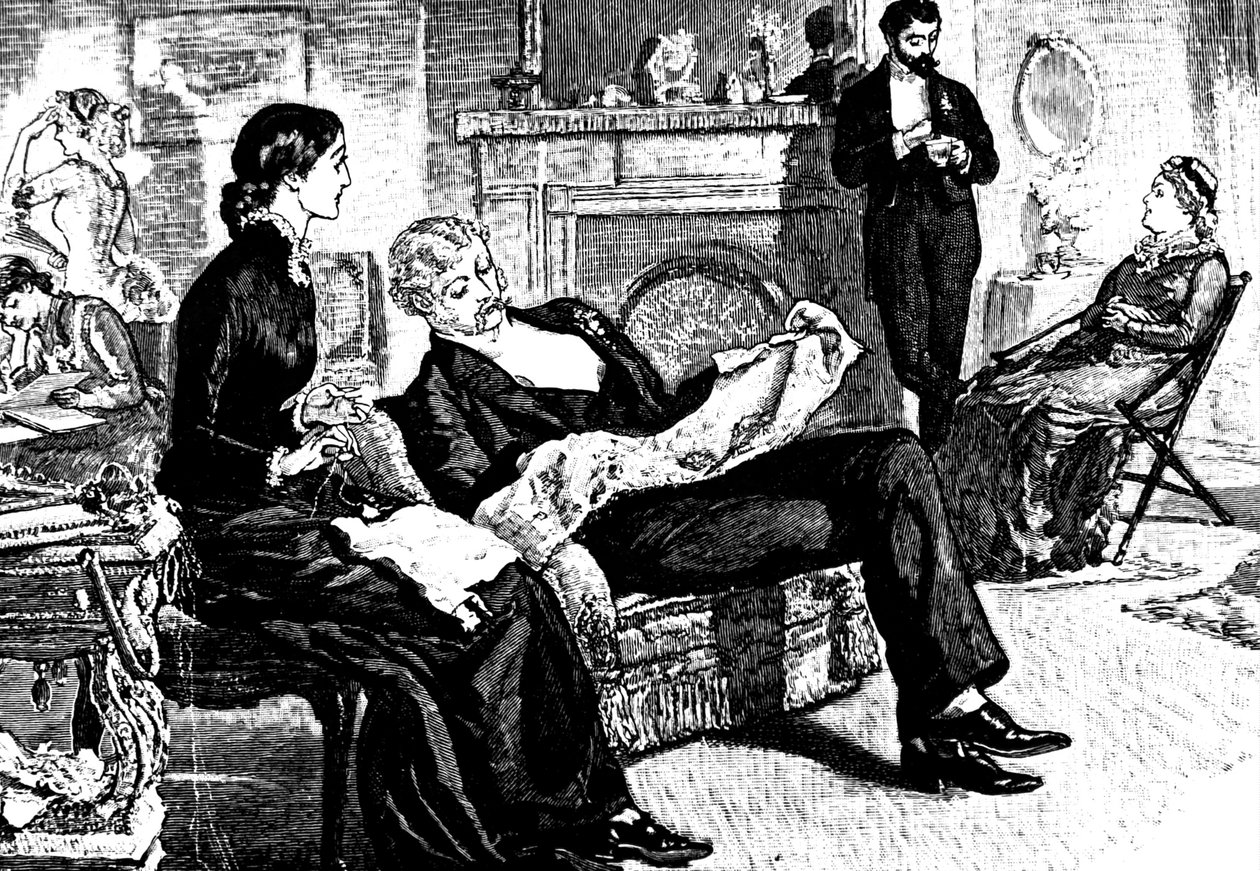 Rodinná scéna střední třídy od William Small