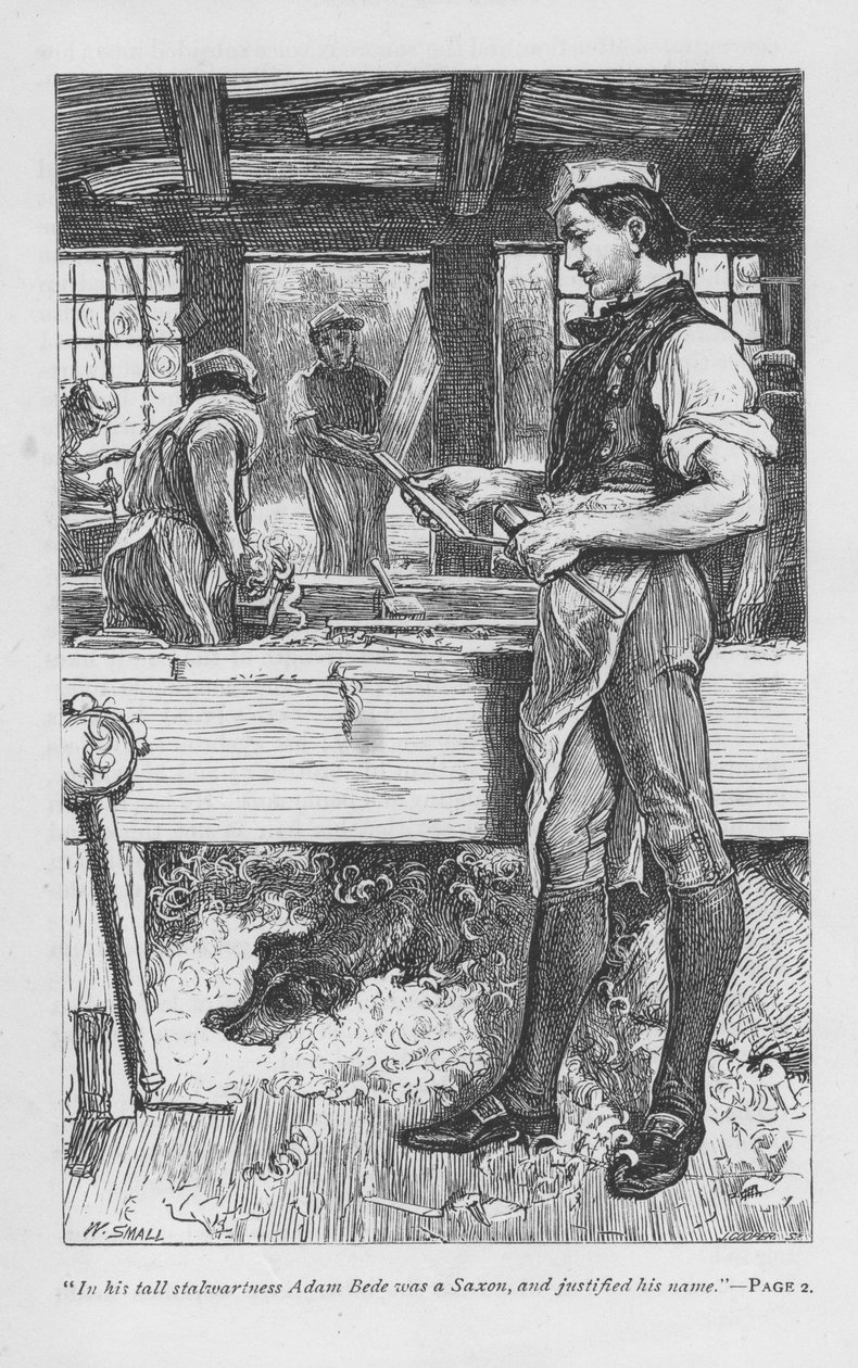 Scéna z Adama Bede od George Eliota, c1885 od William Small