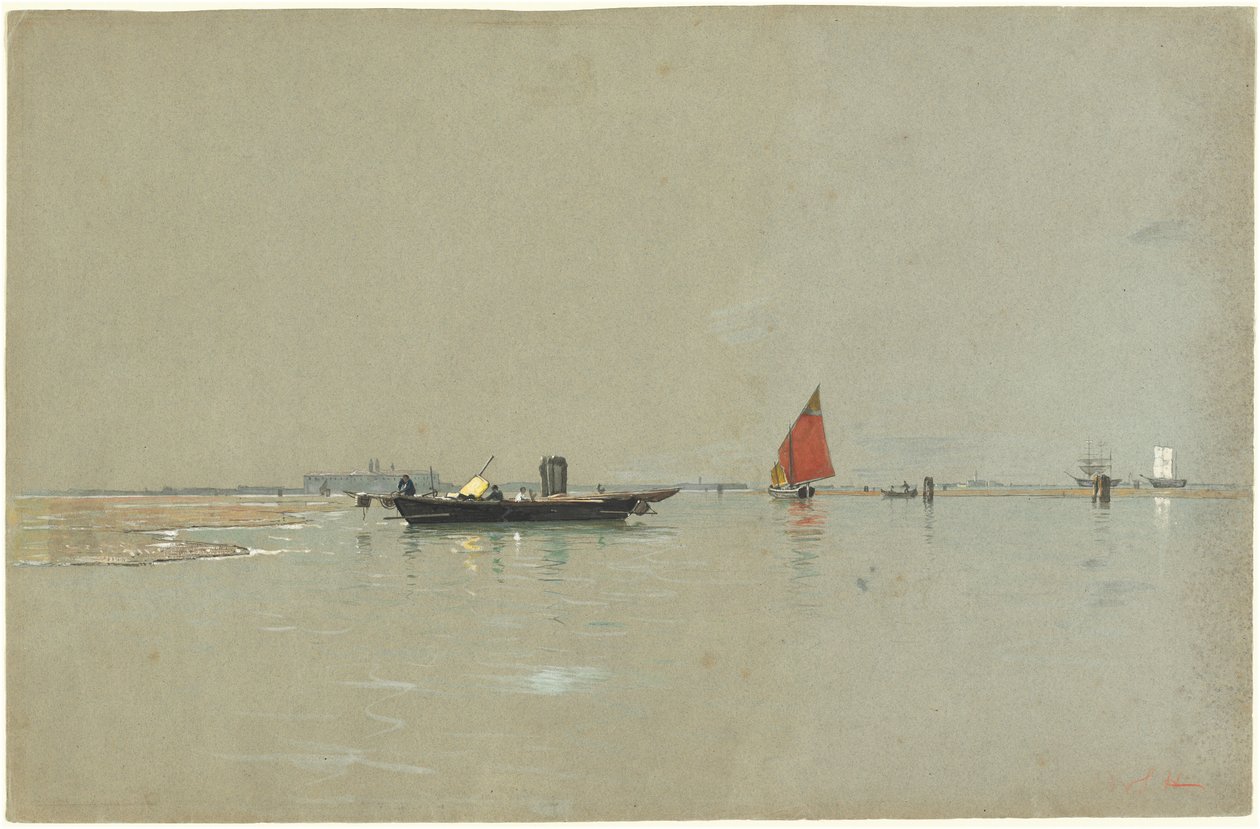 Benátská laguna od William Stanley Haseltine