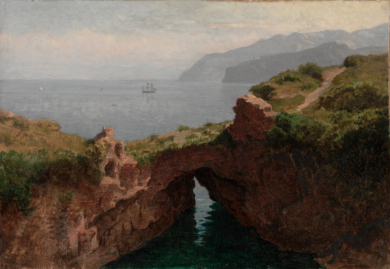 Přírodní oblouk, Capri od William Stanley Haseltine