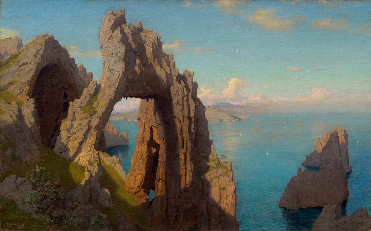 Přírodní oblouk na Capri, 1871. od William Stanley Haseltine