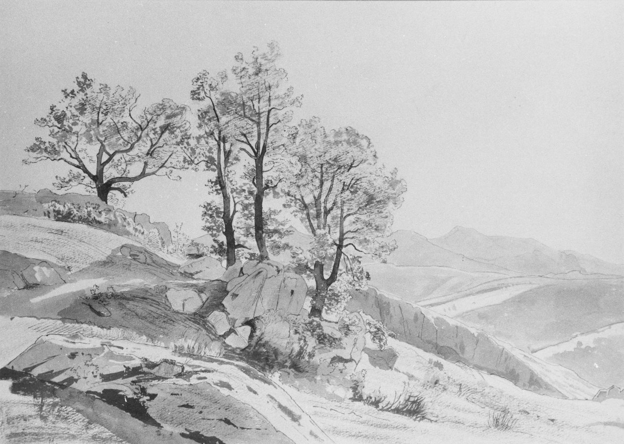 Olevano (Římská Campagna) od William Stanley Haseltine