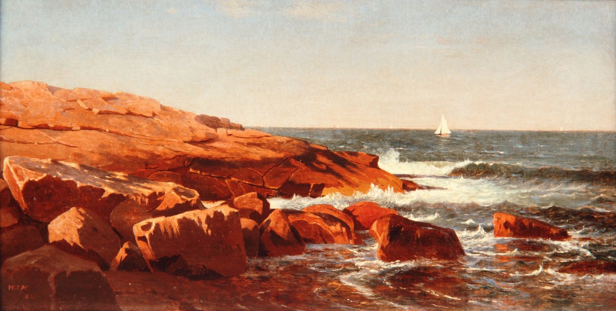Skalnaté pobřeží, 1862 od William Stanley Haseltine