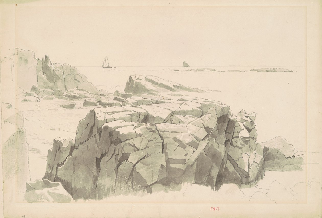 Shag Rocks, Nahant, Massachusetts od William Stanley Haseltine