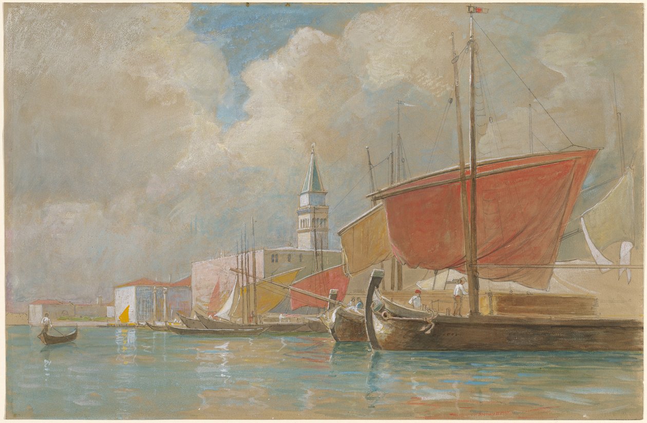 Přeprava po Molo v Benátkách od William Stanley Haseltine