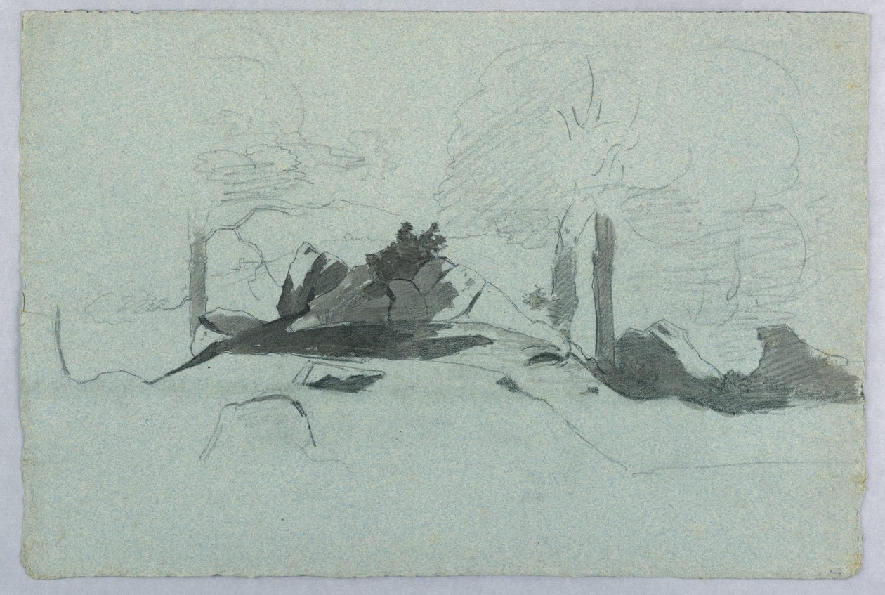 Studium krajiny od William Stanley Haseltine