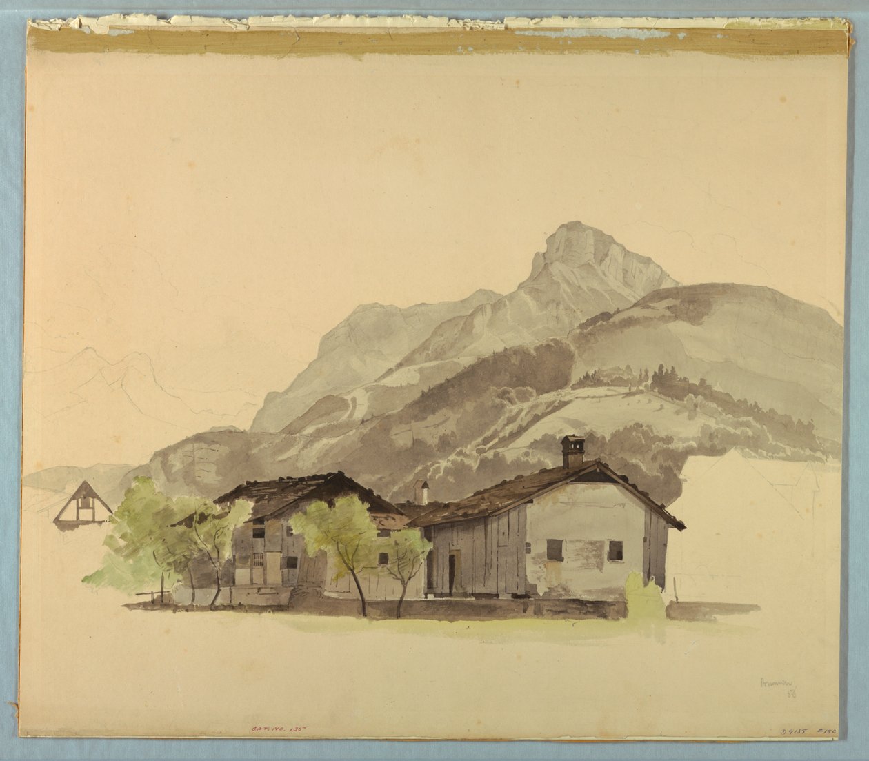Studium krajiny, Brunnen, Švýcarsko od William Stanley Haseltine