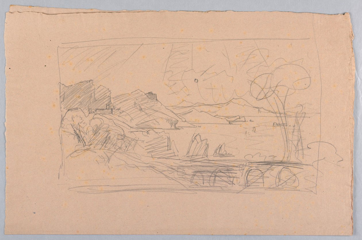 Studium mořské krajiny od William Stanley Haseltine