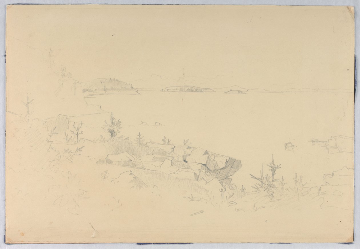 Studium mořské krajiny. Porcupine Islands, Bar Harbor, ME od William Stanley Haseltine