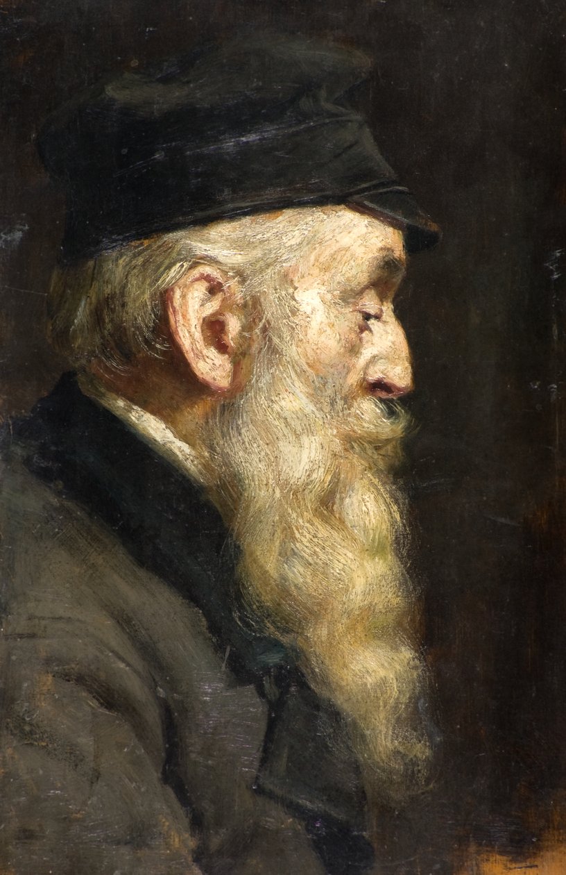 Portrét starého muže (olej na plátně) od William Stewart MacGeorge