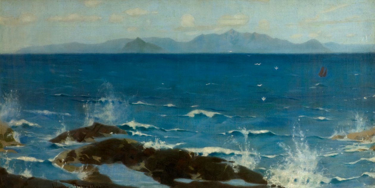 Vzpomínka na ostrov od William Stott