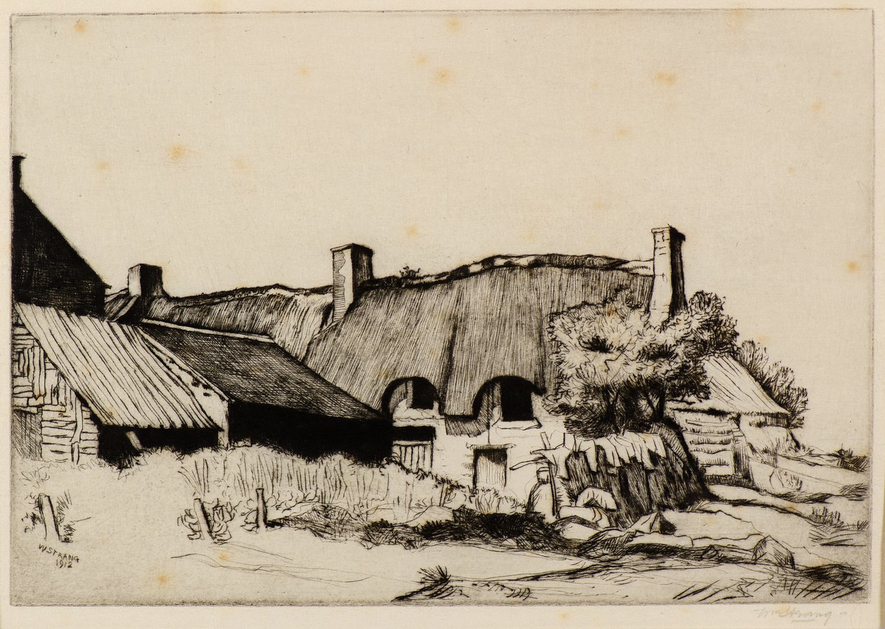 Farma v Bretani od William Strang