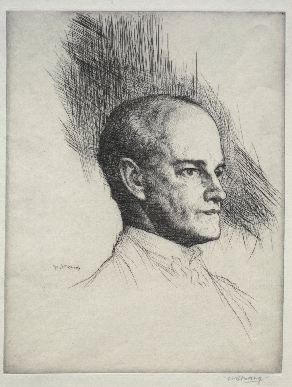 John Galsworthy, 1920. od William Strang