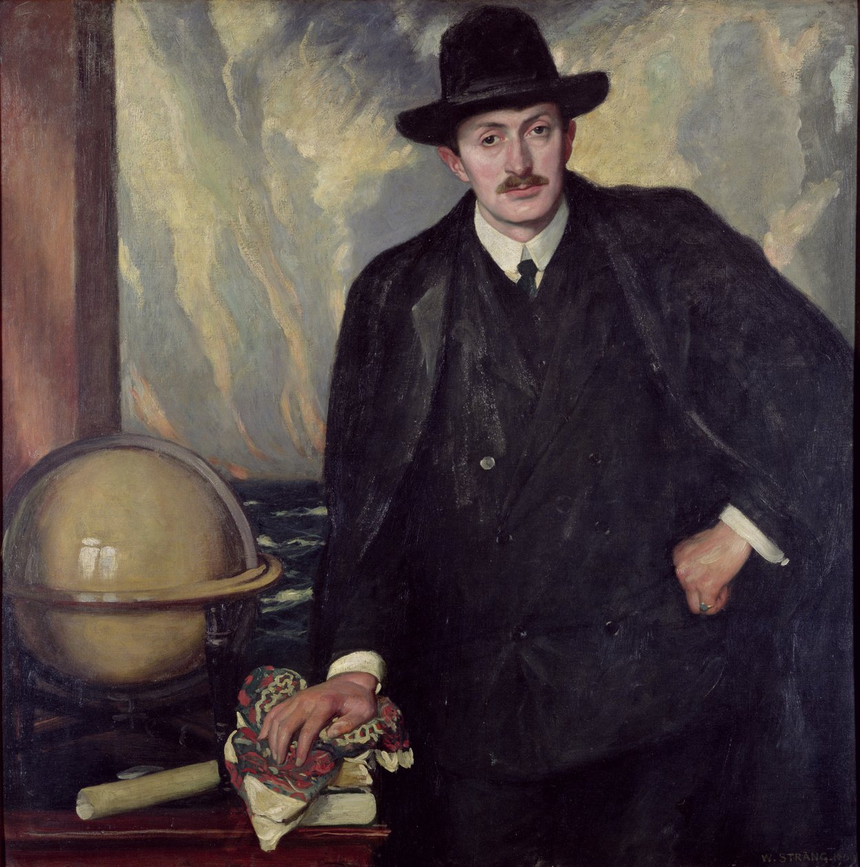 John Masefield (1878-1967), 1909 od William Strang
