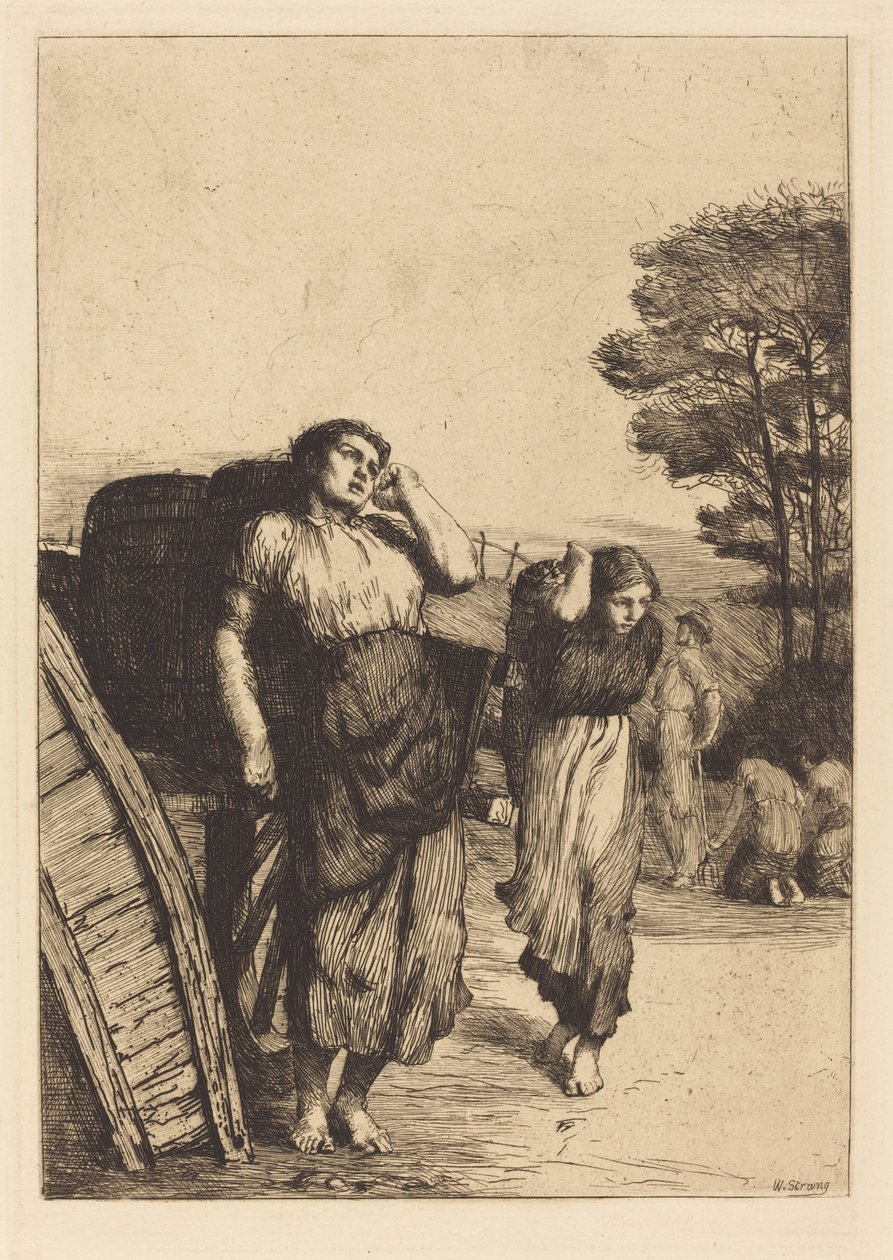 Zvedání brambor od William Strang