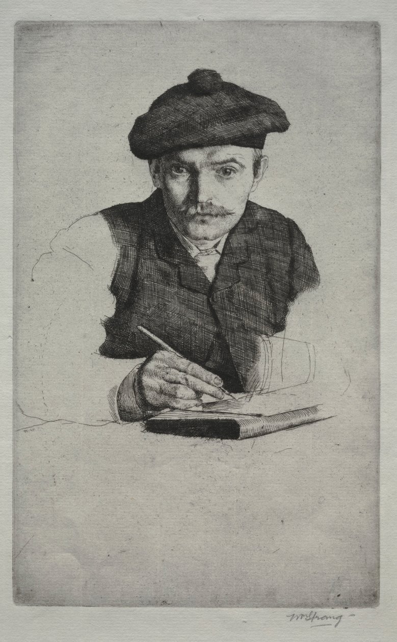 Autoportrét, 1885. od William Strang