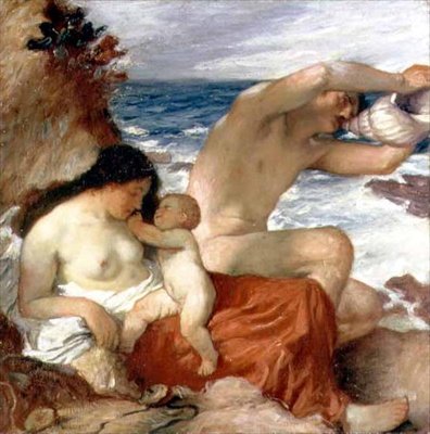 Rybářův dům, 20. století (olej na plátně) od William Strang