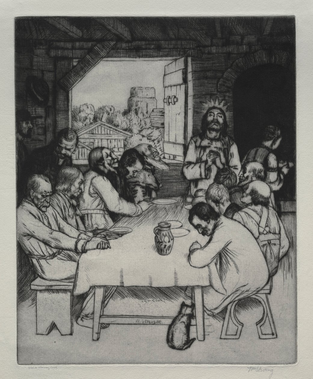 Poslední večeře, 1889. od William Strang