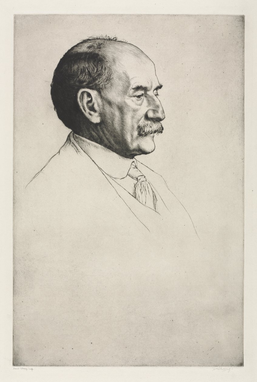 Thomas Hardy, Tváří v tvář vpravo od William Strang