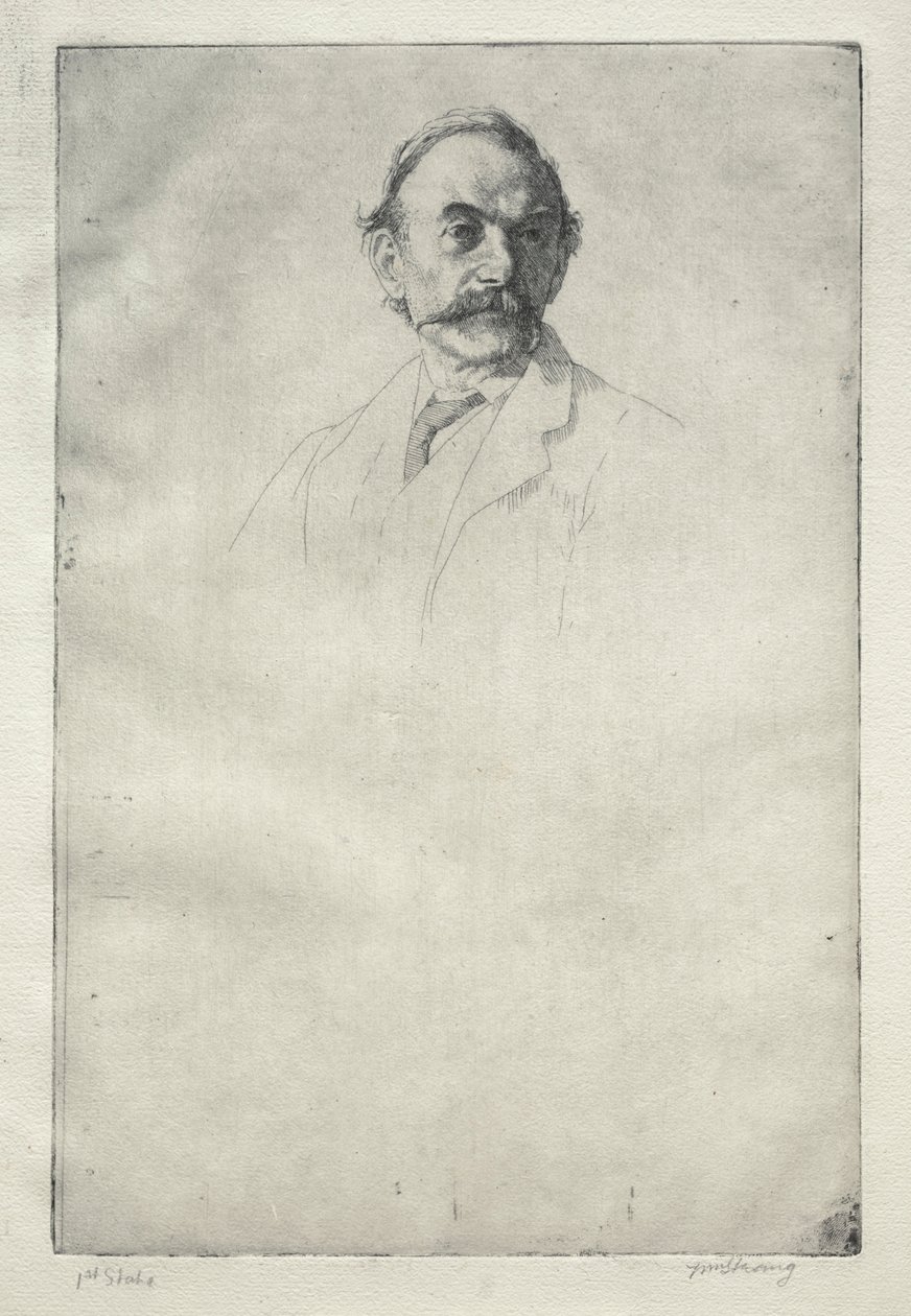 Thomas Hardy, č. 1, 1893. od William Strang