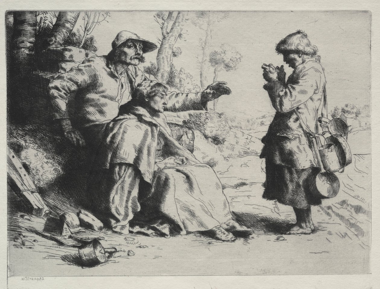Tinkers, 1882. od William Strang