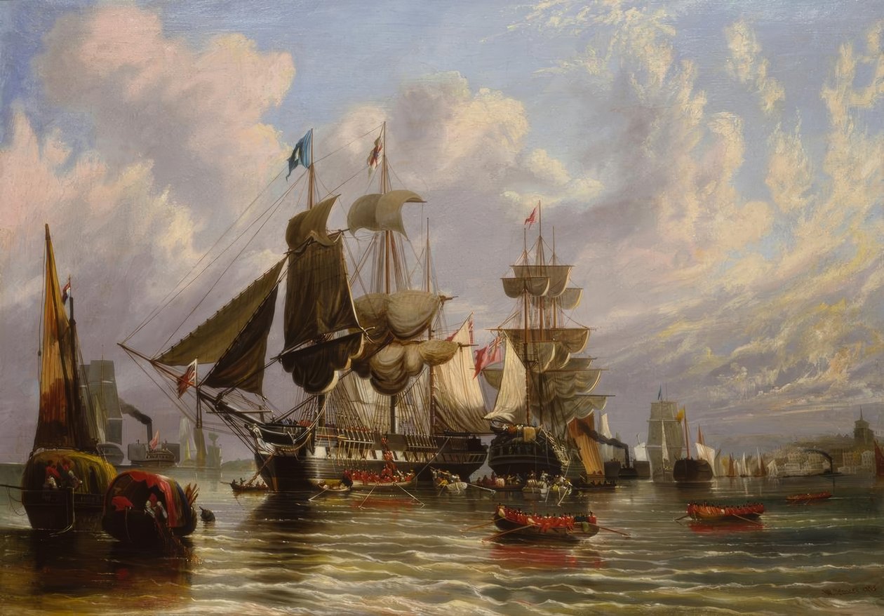 Krymská válka, nástup anglických vojsk, 1855 / Gem. v. W.Stuart od William Stuart