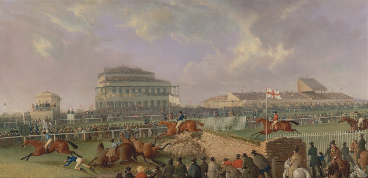 Liverpool a národní steeplechase v Aintree, 1843 od William Tasker