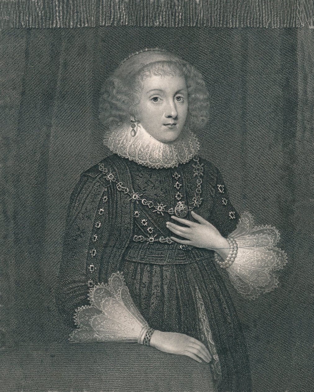 Mary Sidney, hraběnka z Pembroke, počátek 19. století. od William Thomas Fry