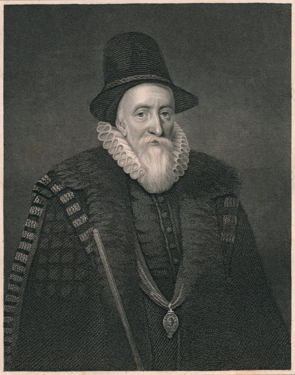Thomas Sackville, hrabě z Dorsetu, c1600, počátek poloviny 19. století. od William Thomas Fry