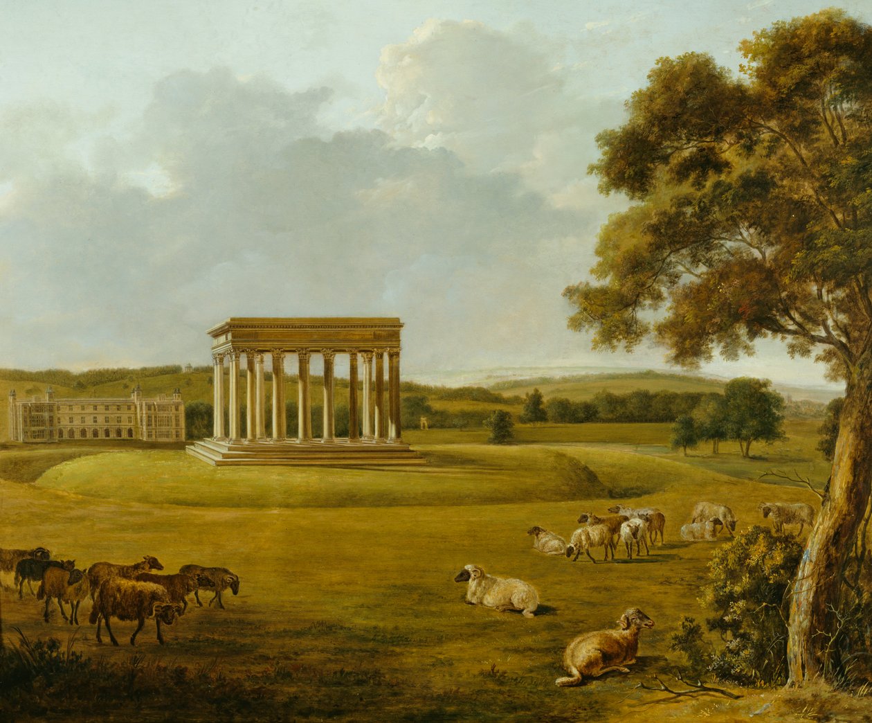 Audley End House, Saffron Walden, Essex, 18. století od William Tomkins