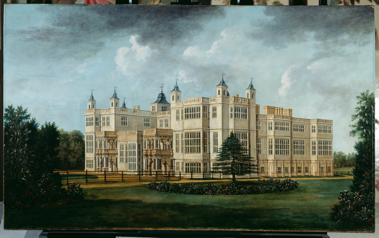 Audley End lounaasta (öljy kankaalle) od William Tomkins