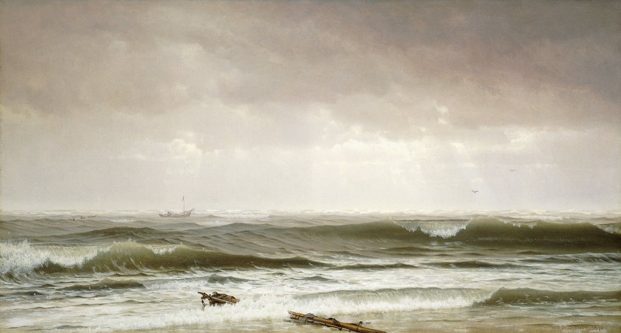 Podél pobřeží, 1870 od William Trost Richards