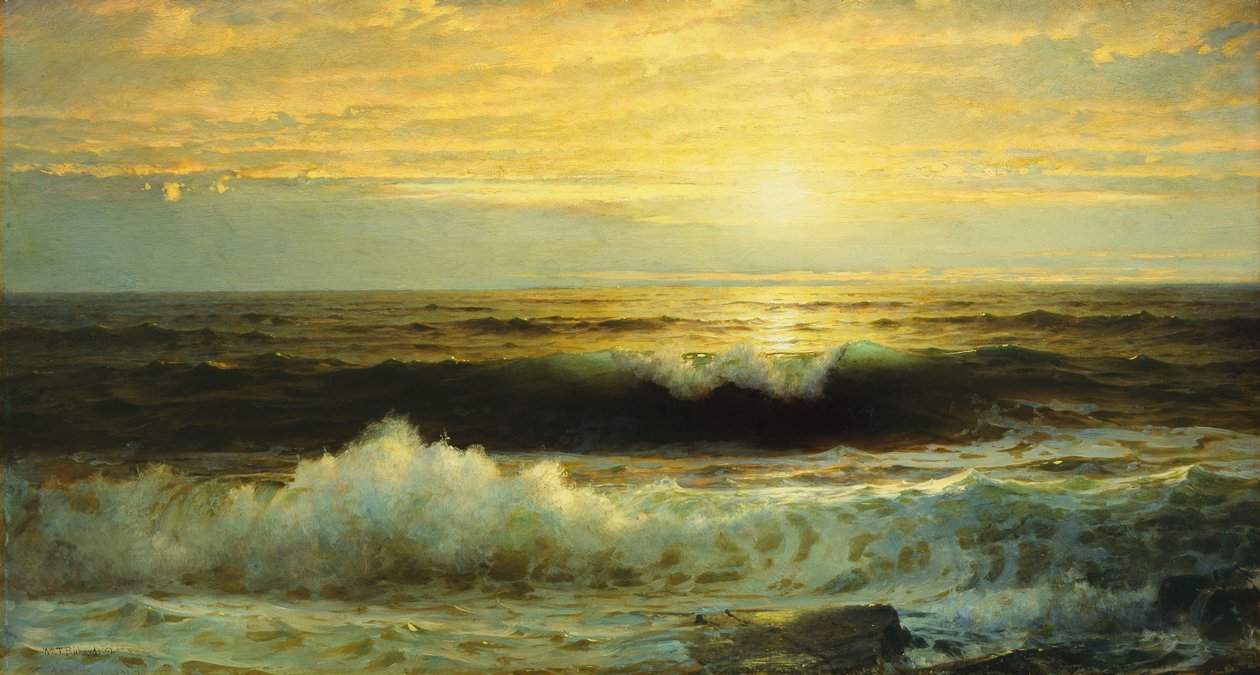 An Orange Sunset Waning Low, 1897 od William Trost Richards