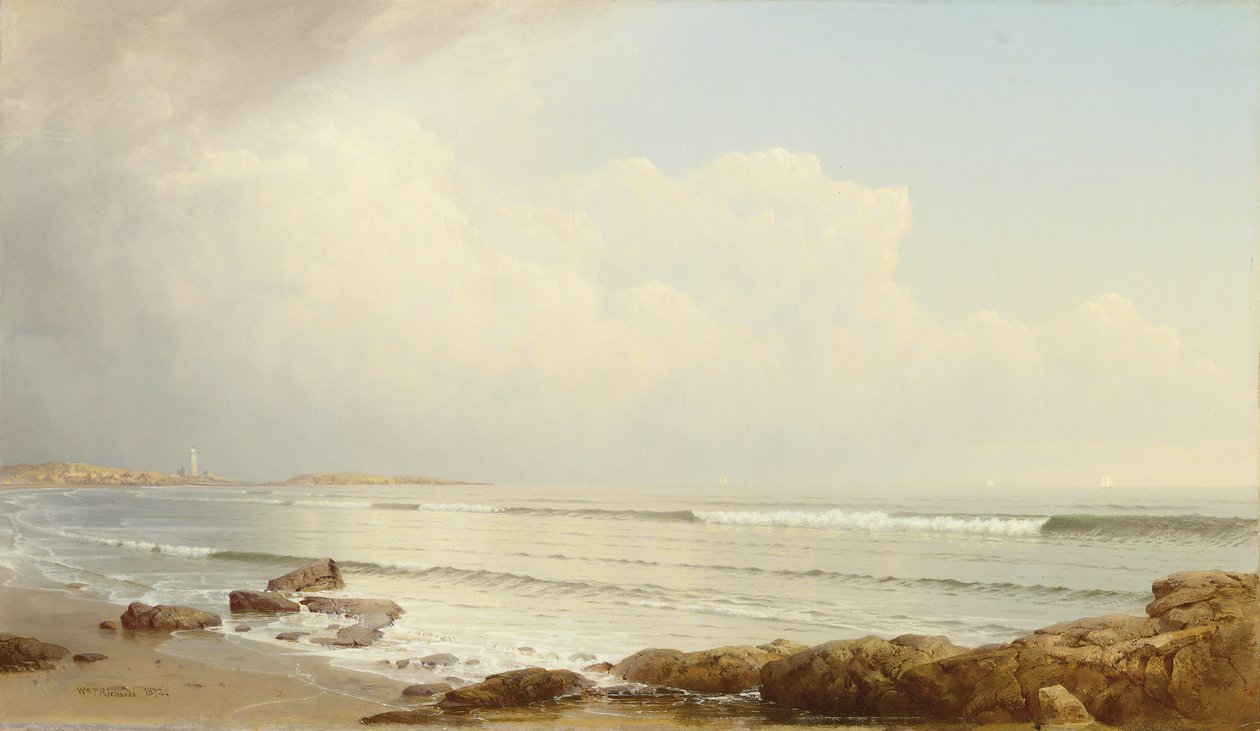 Pobřežní scéna, 1872 od William Trost Richards