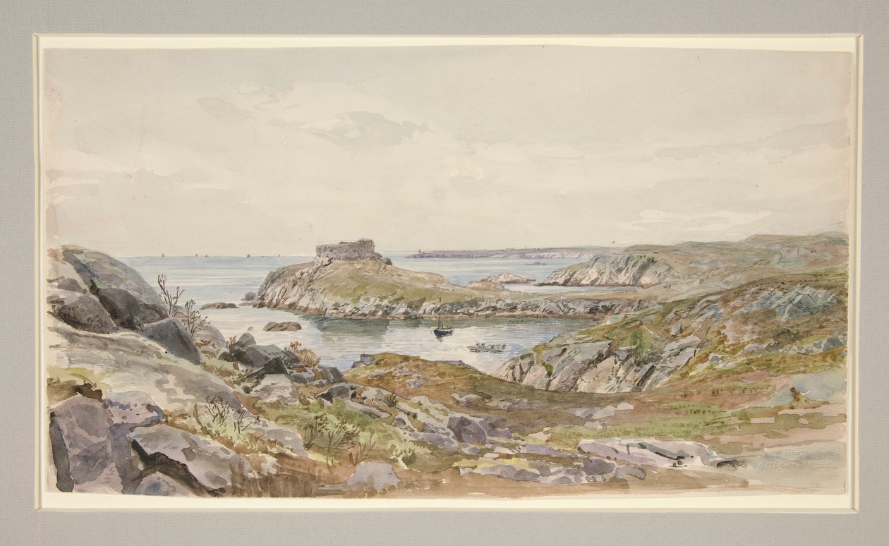 Fort Dumpling, Narragansett Bay od William Trost Richards
