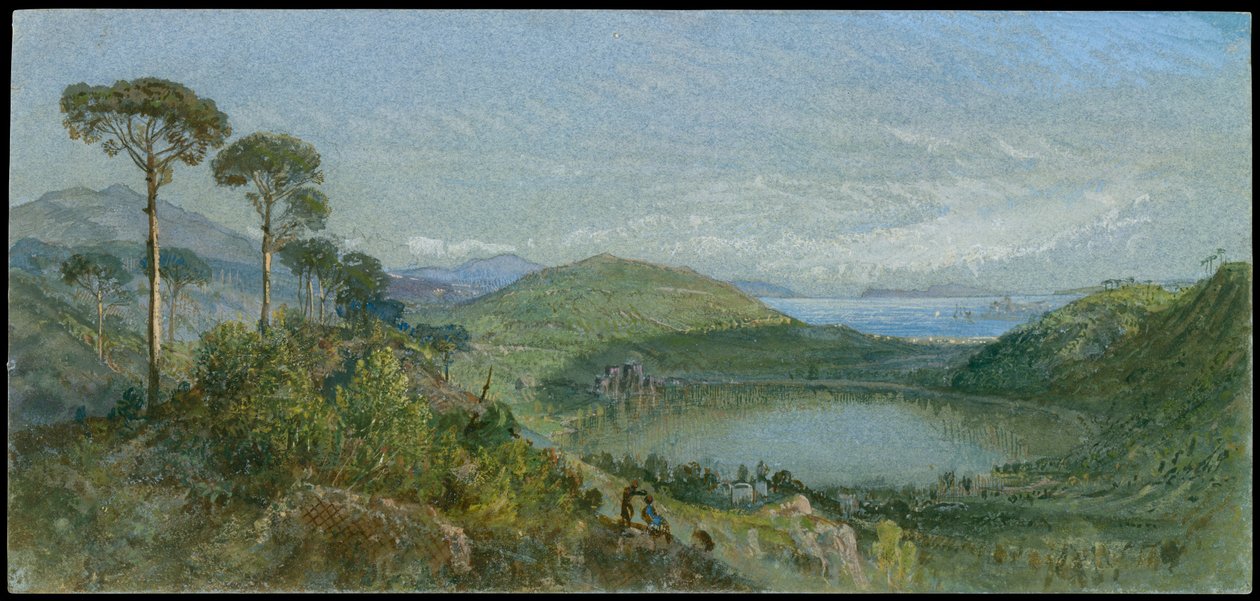 Avernské jezero od William Trost Richards