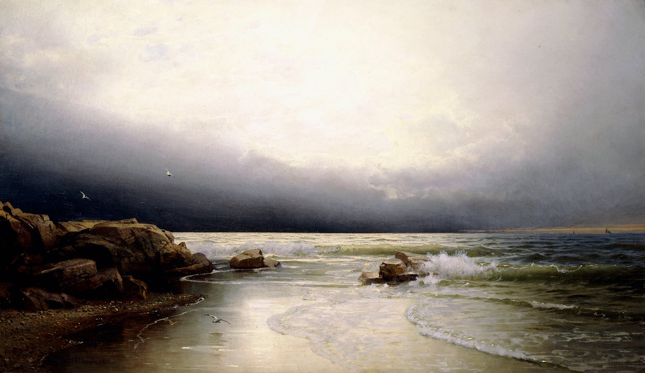 Lands End – pobřeží New Jersey, 1887 od William Trost Richards