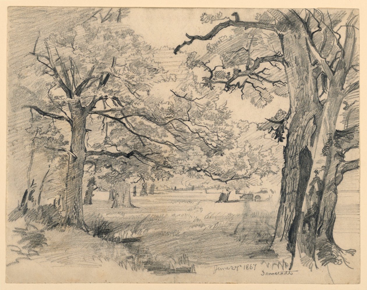 Krajina, Darmstadt od William Trost Richards