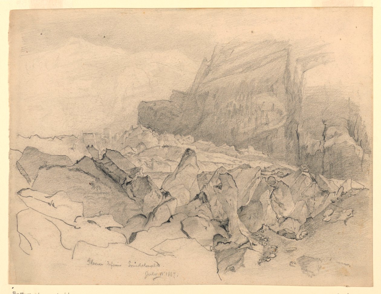 Krajina, Grindelwald, Švýcarsko od William Trost Richards