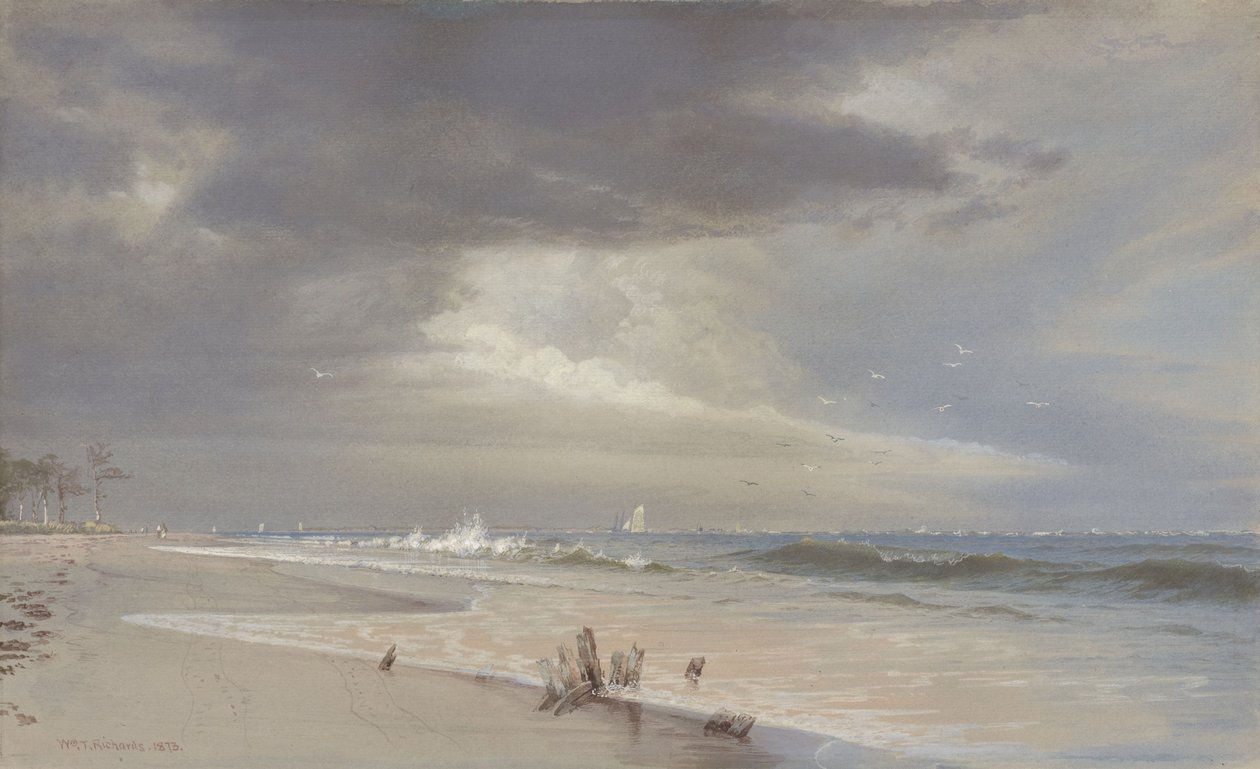 U zátoky, Atlantic City od William Trost Richards