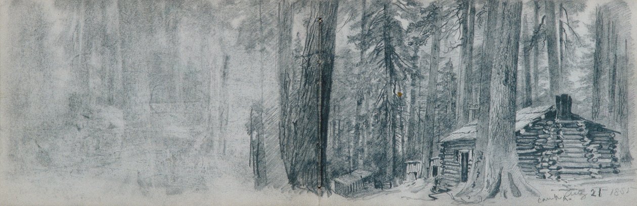 Skicář krajinářských námětů severozápadního Pacifiku od William Trost Richards