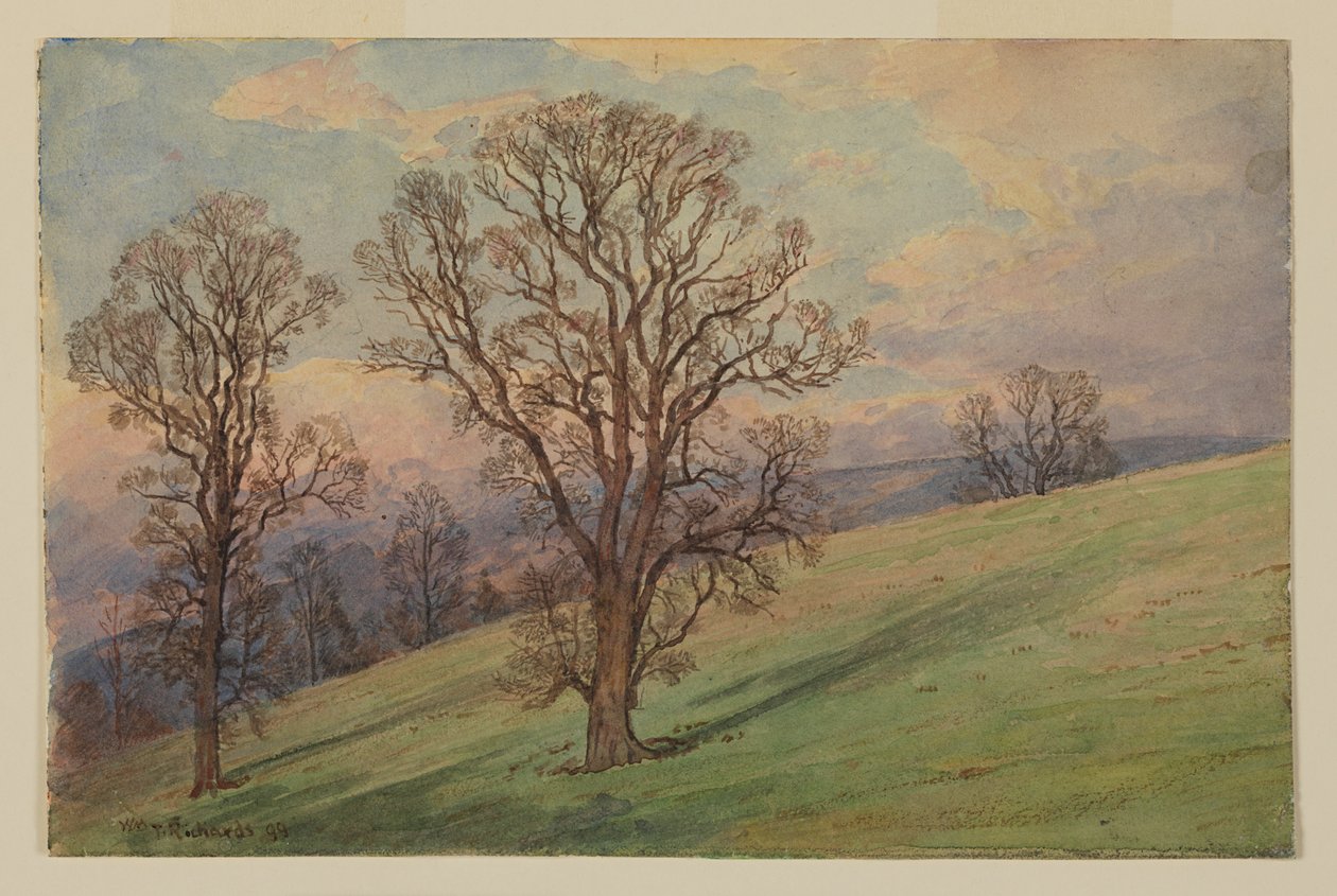 Studie krajiny, Chester County, PA od William Trost Richards