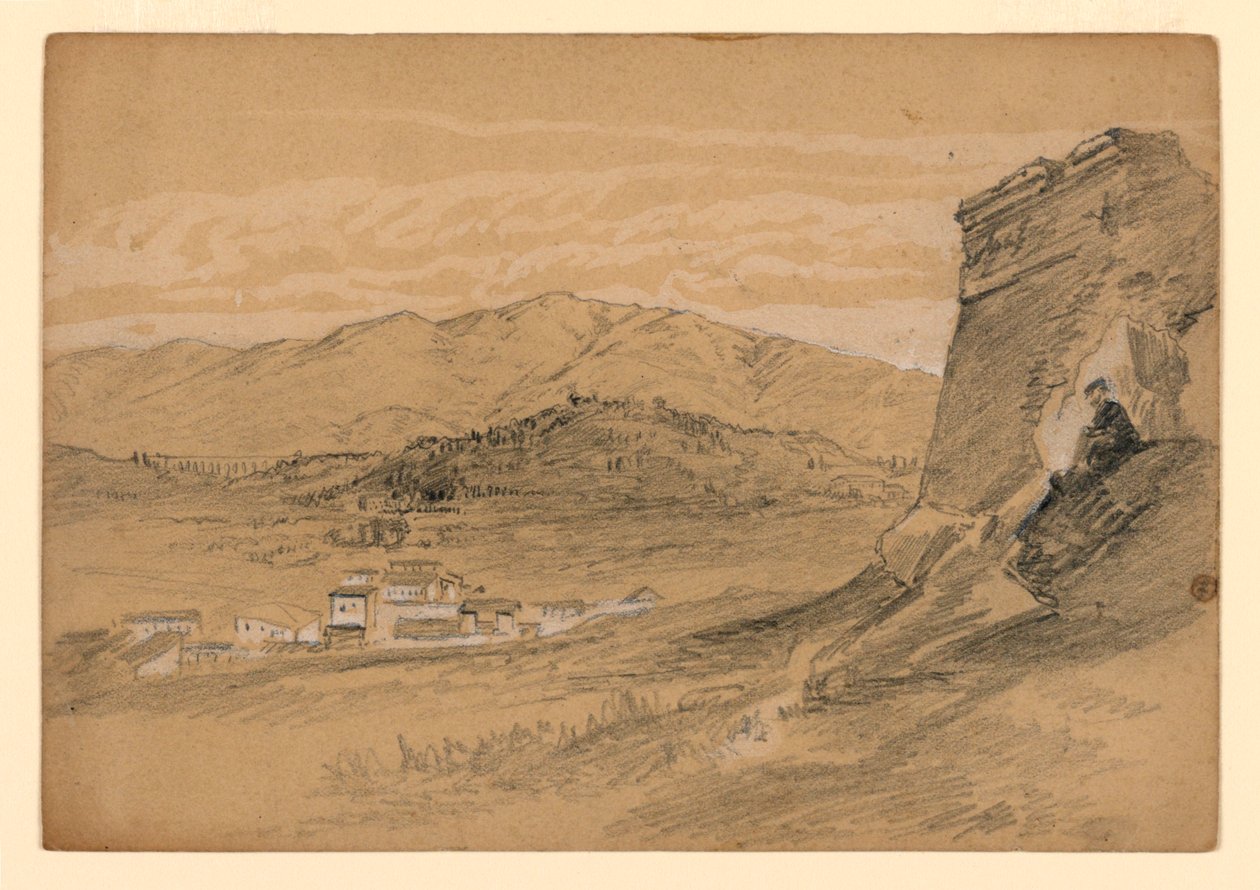 Studium krajiny od William Trost Richards