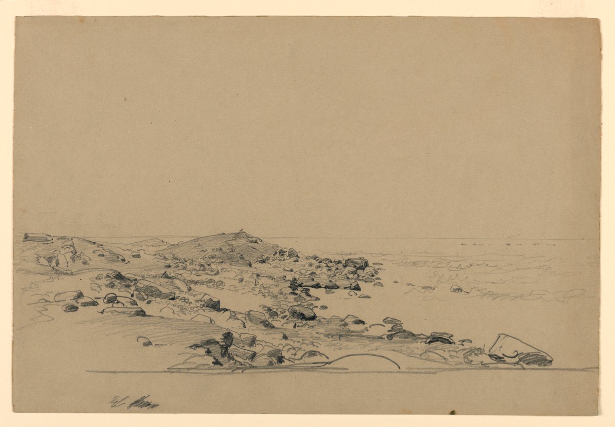 Studie mořského pobřeží, Rhode Island od William Trost Richards