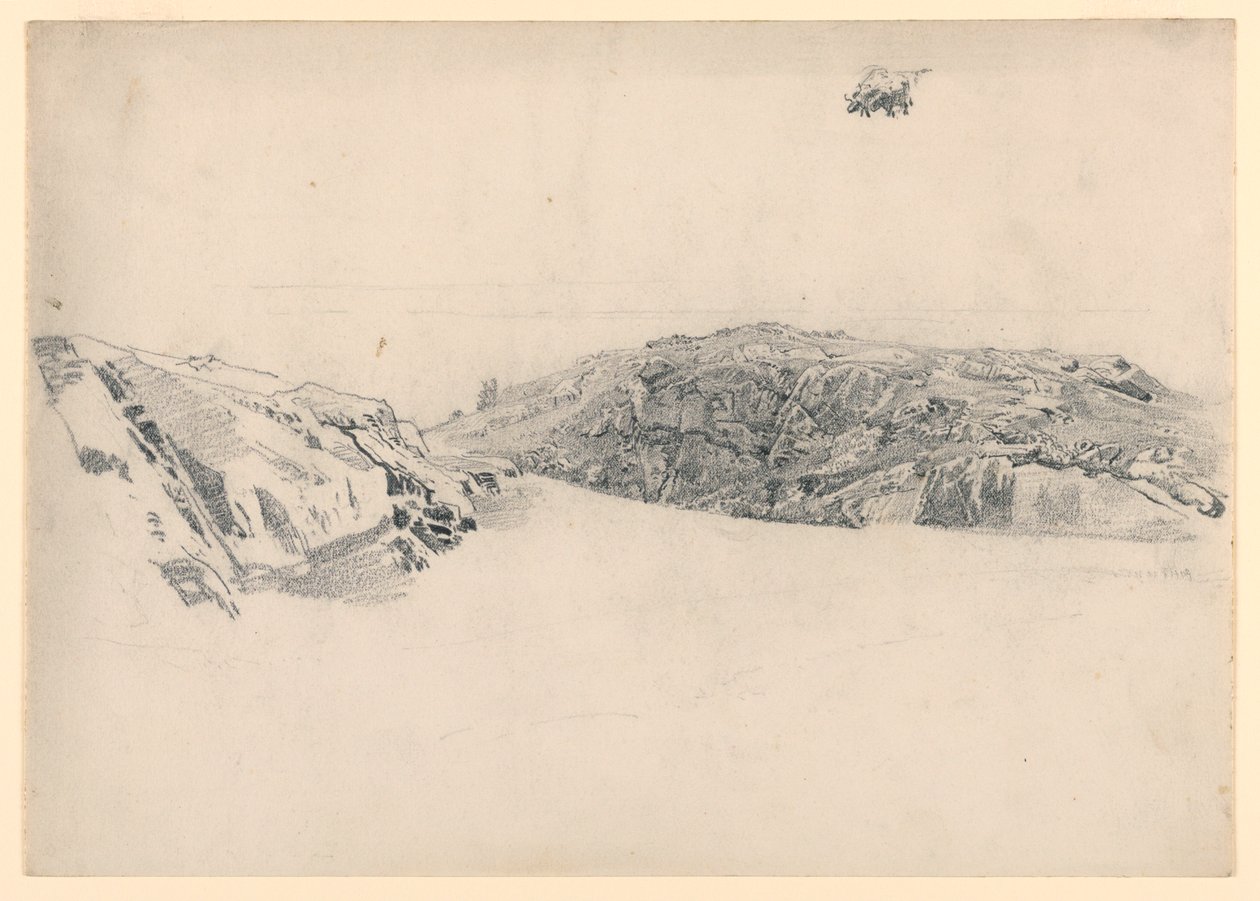 Studie mořského pobřeží, Rhode Island od William Trost Richards